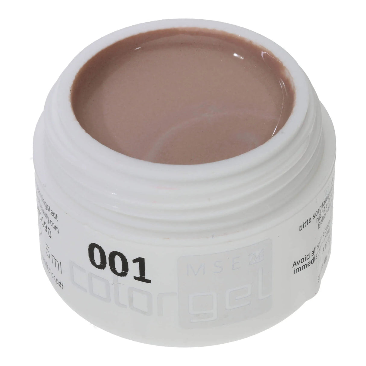 #001 < t5>FFEKT Farbgel - Color Gel 5ml Dezenт schimmernder Nude-Ton