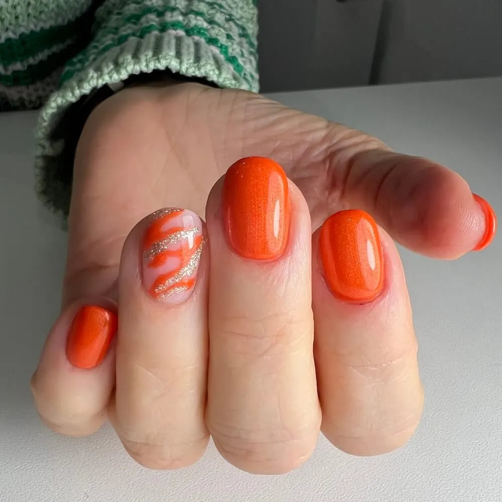 #1010 < t6>ffect Farbgel – Orange – 5ml