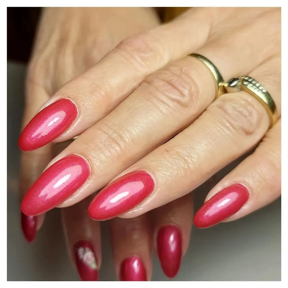 #312 Premium-EFFEKT Color Gel 5ml Intensives Fuchsiapink mit Perlglanz - MSE - The Beauty Company