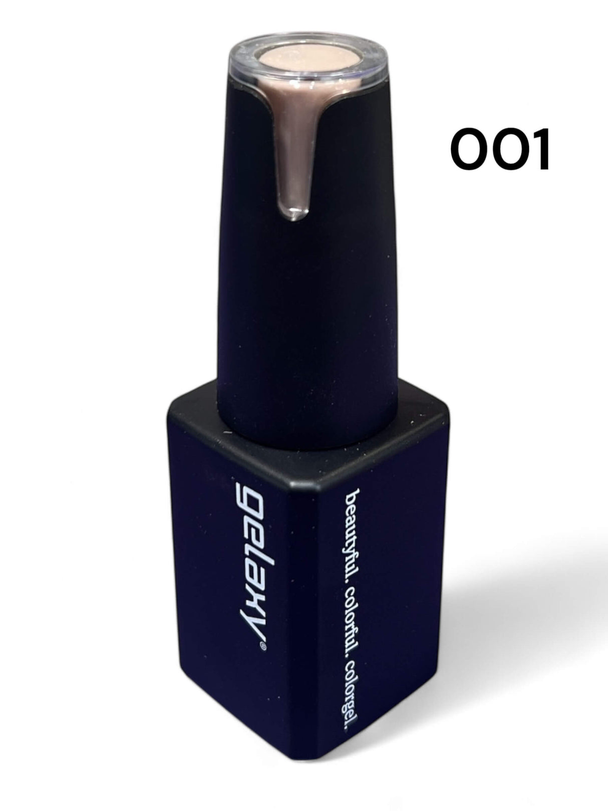 <t0>elaxy Shellac #001 – Dezent schimmernder Nude-Ton