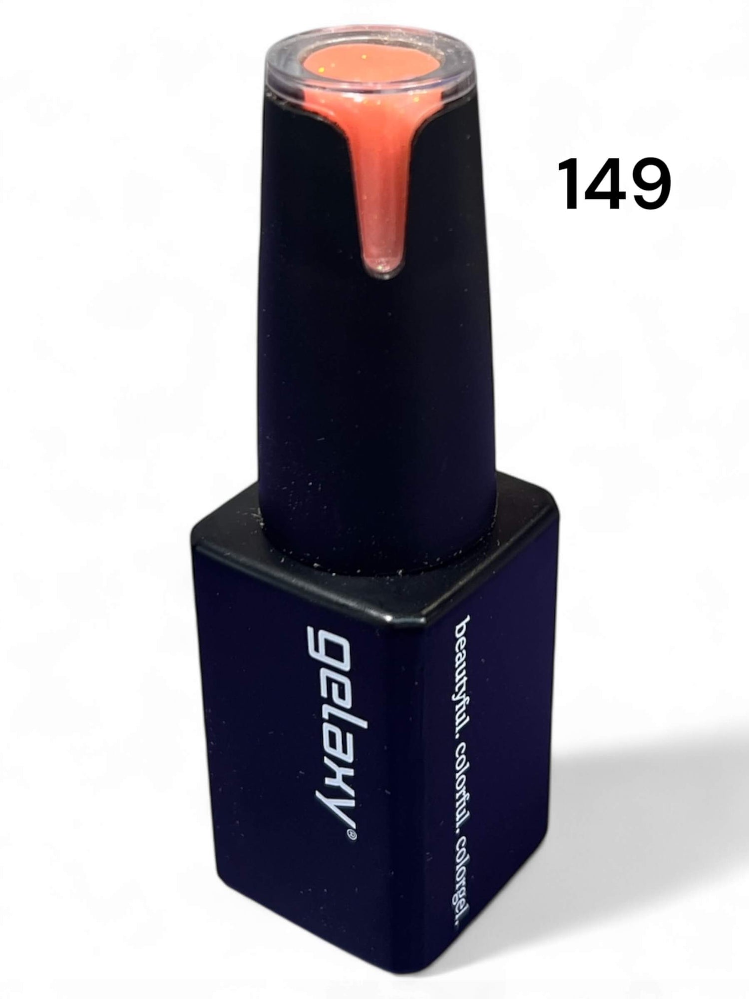 Gelaxy Shellac #149 -  Orange mit orangem Glimmer