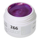 #266 Premium-EFFEKT Color Gel 5ml Rotviolett mit dezentem Perlglanz