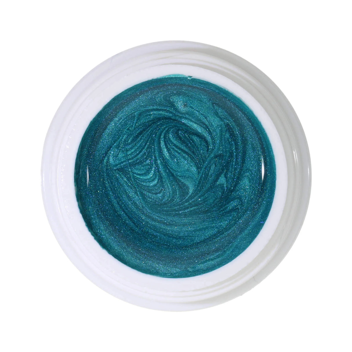 #280 <<<< t55>37>36>5>remium-EFFEKT Color Gel 5ml Mittleres Blaugrün mit dezentem Perlglanz