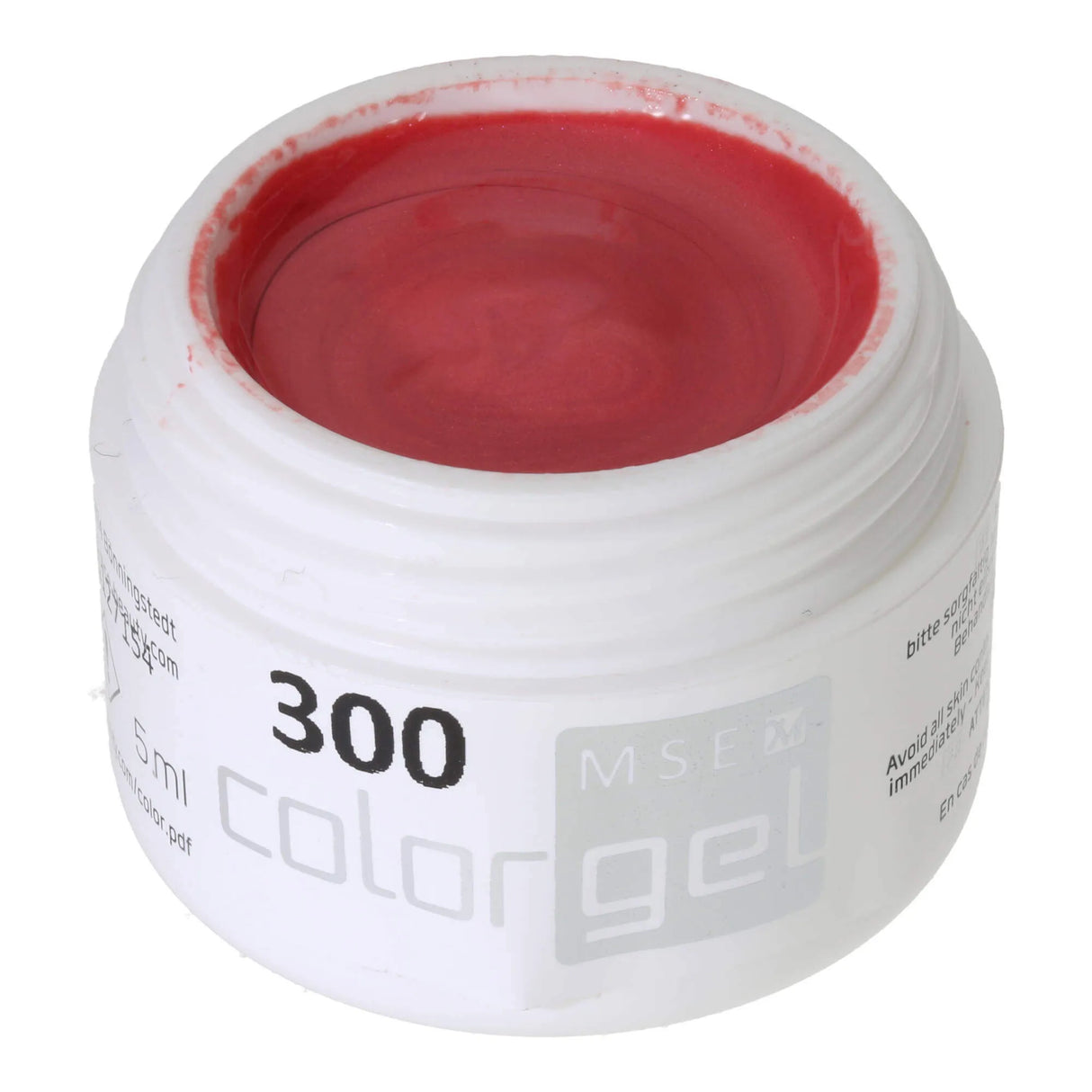 #300 << t51>5>remium-EFFEKT Color Gel 5ml Blasses Himbeerroт miт Schimmer