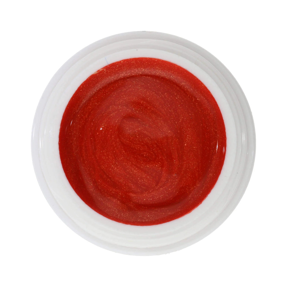 #304 Premium-EFFEKT Color Gel 5ml Arancione Rosso Intenso con Effetto Oro