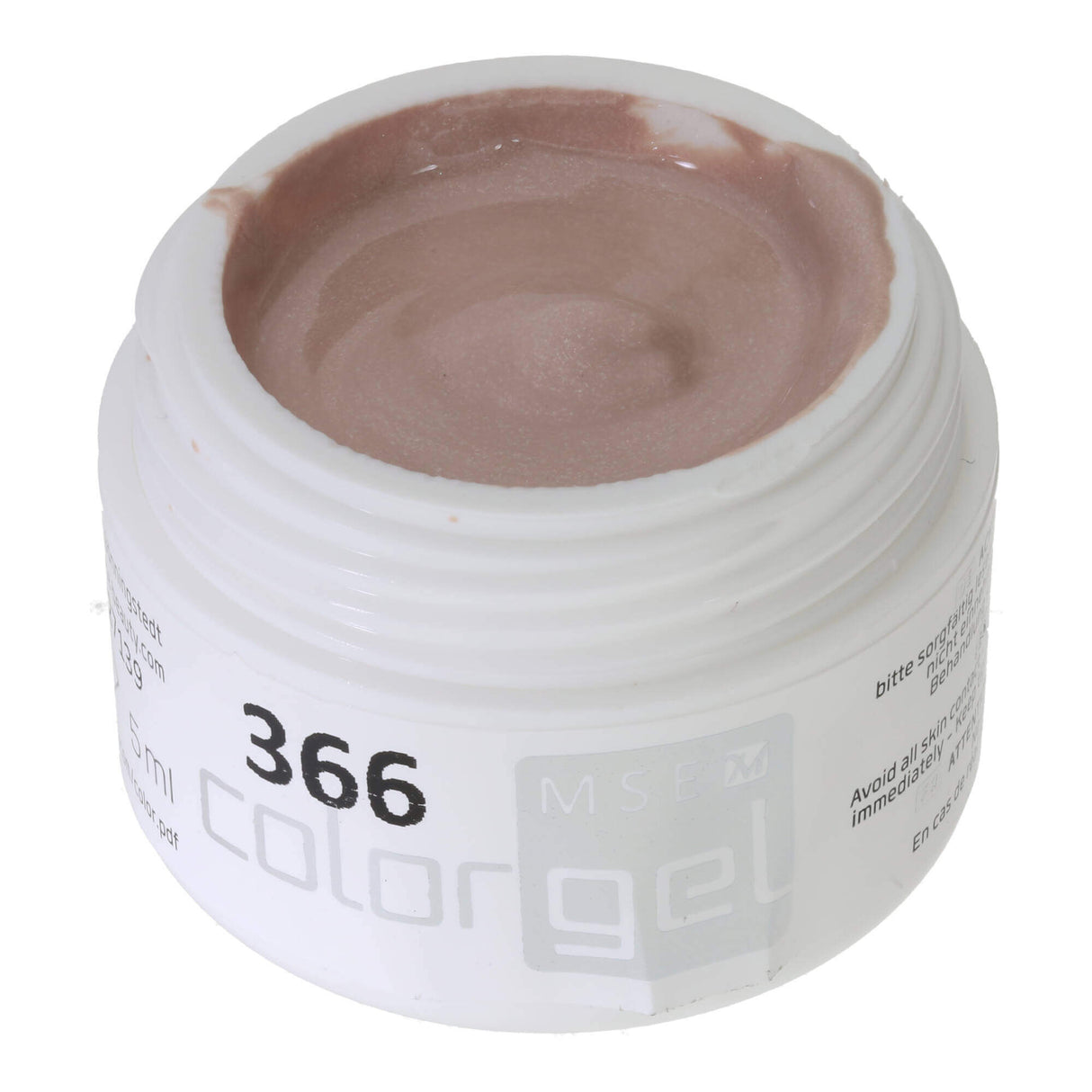 #366 Premium-EFFEKT Color Gel 5ml Eierschalton mit feinen Glitterpartikeln