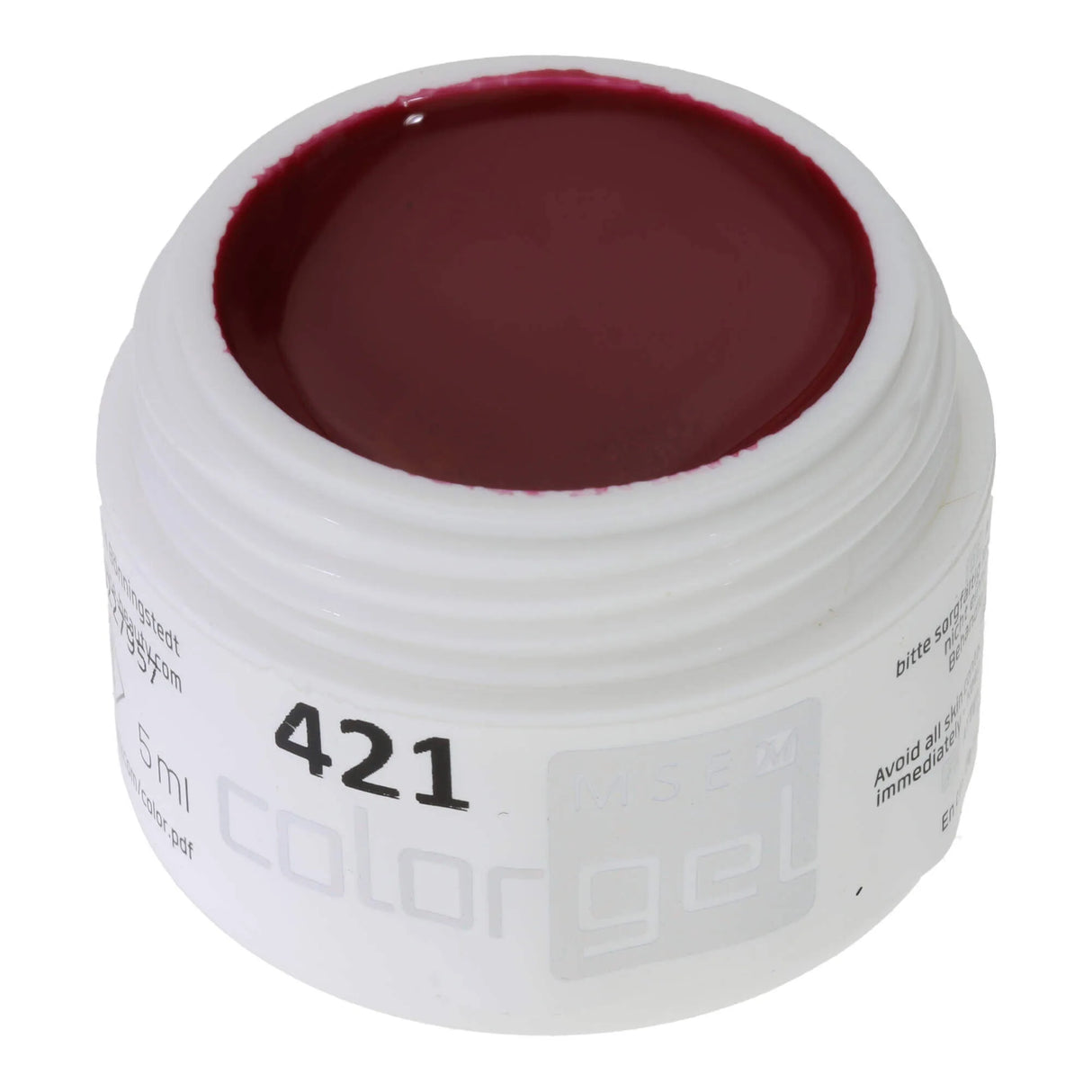 #421 < t5>remium-PURE Color Gel 5ml Dunkles Beerenrot