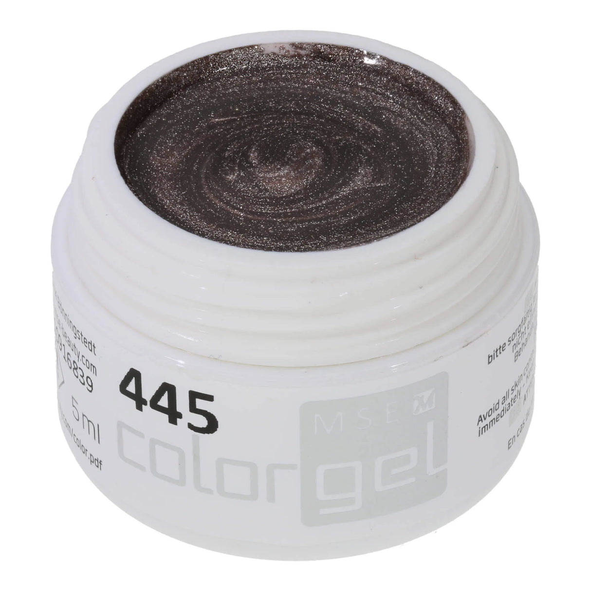 #445 < t5>remium-EFFEKT Color Gel 5ml Metallic Flieder