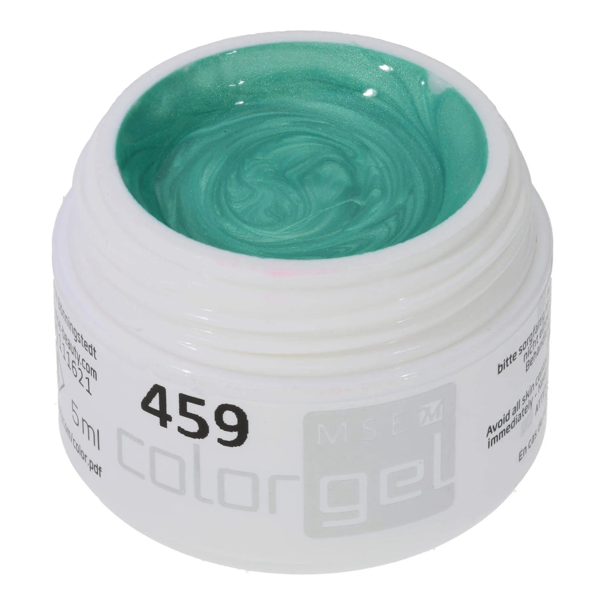 #459 << t37>5>remium-EFFEKT Color Gel 5ml Pistaziengrün mit Perlglanz