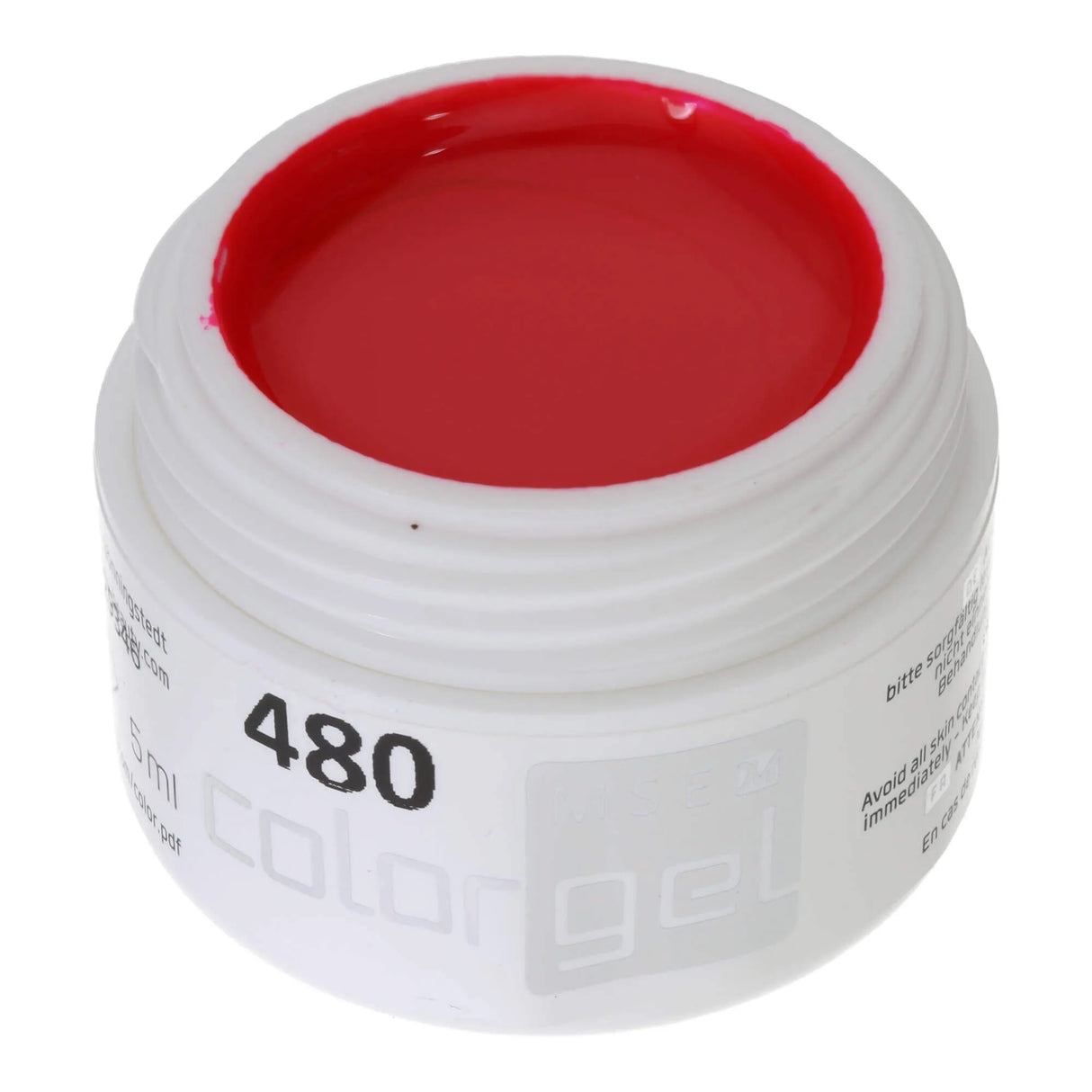 #480 < t5>remium-PURE Color Gel 5ml Neonrot