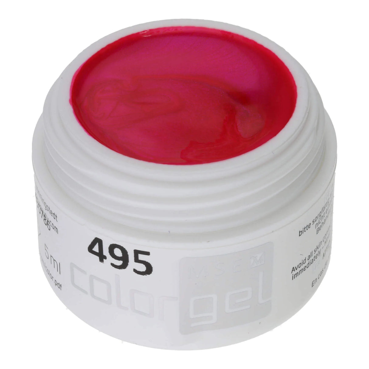 #495 << t46>5>remium-EFFEKT  Color  Gel 5ml  Neon-Pink  mit dezentem  Schimmer