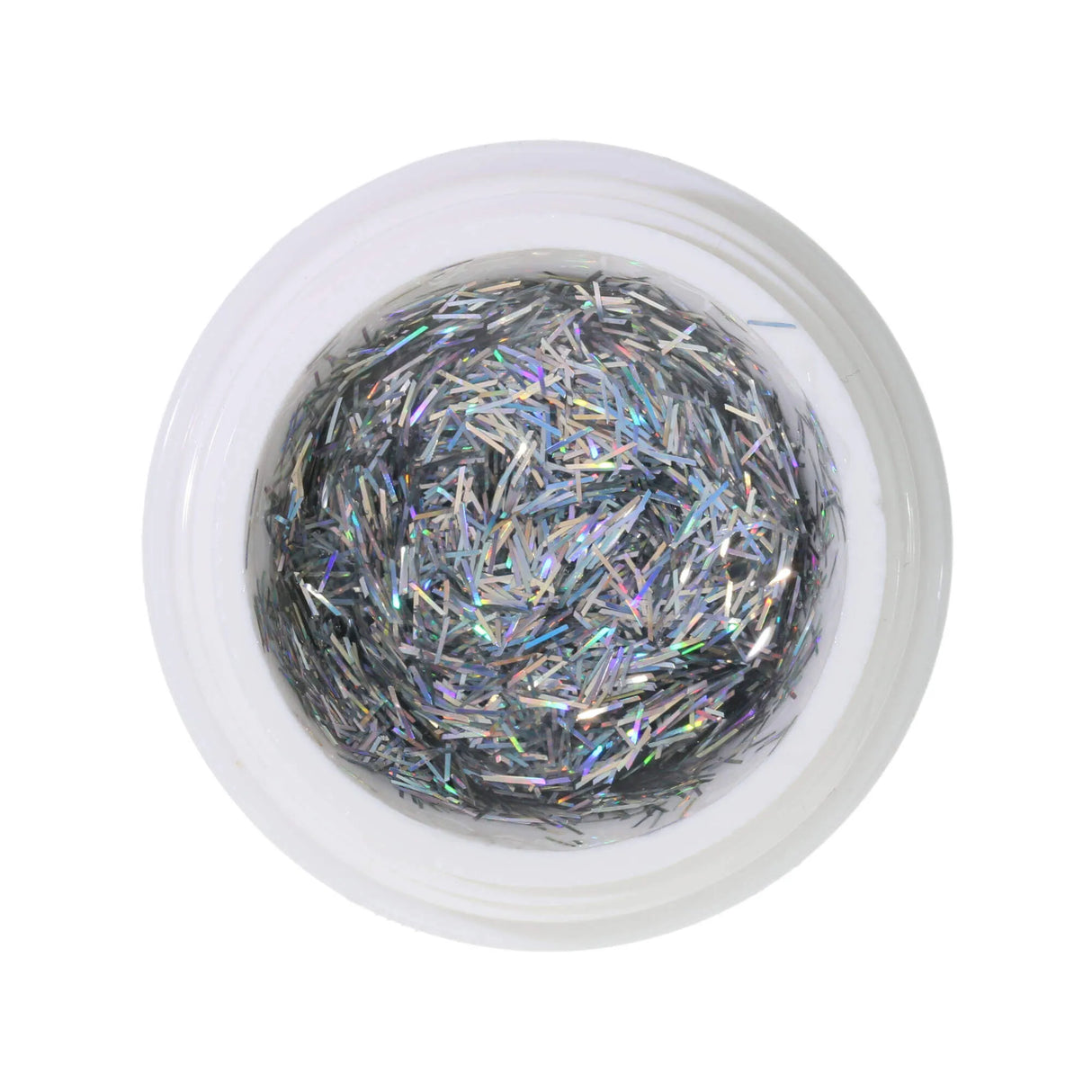 #514 << t43>5>remium-GLITTER Color Gel 5ml Klar Glitter