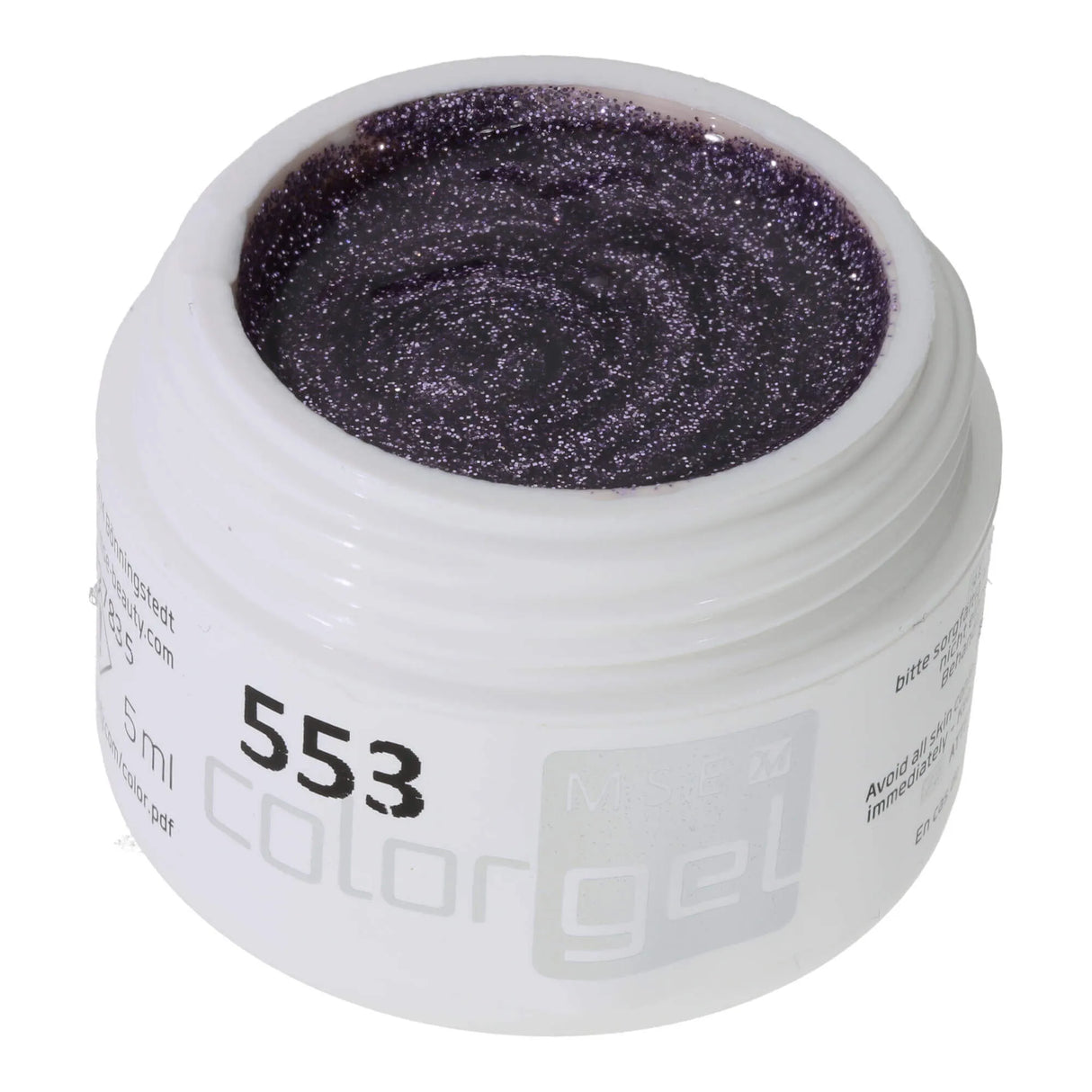 #553 Premium-GLITTER Color Gel 5ml flieder
