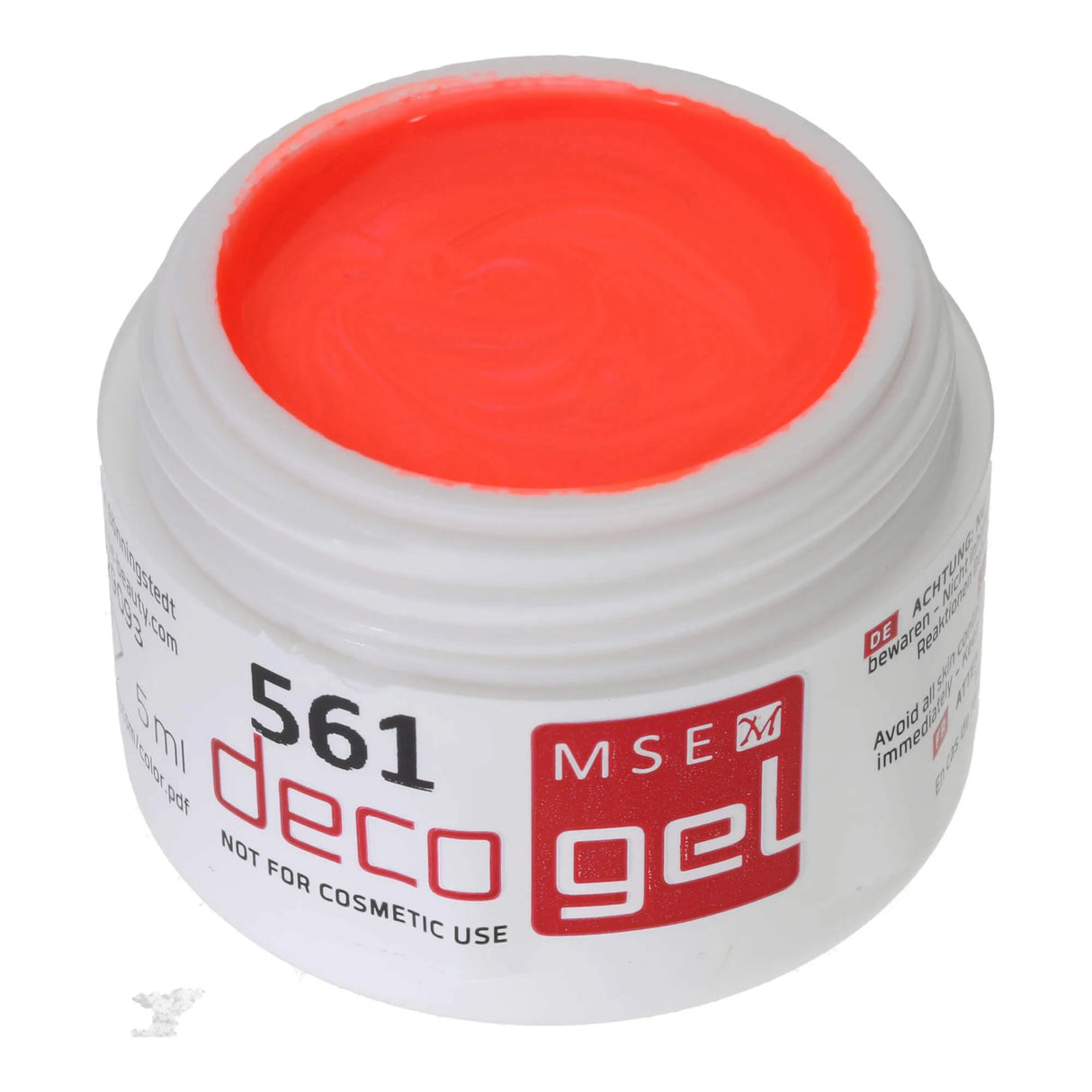 #561 Premium-DEKO Color Gel 5ml Neon Arancione NON PER USO COSMETICO