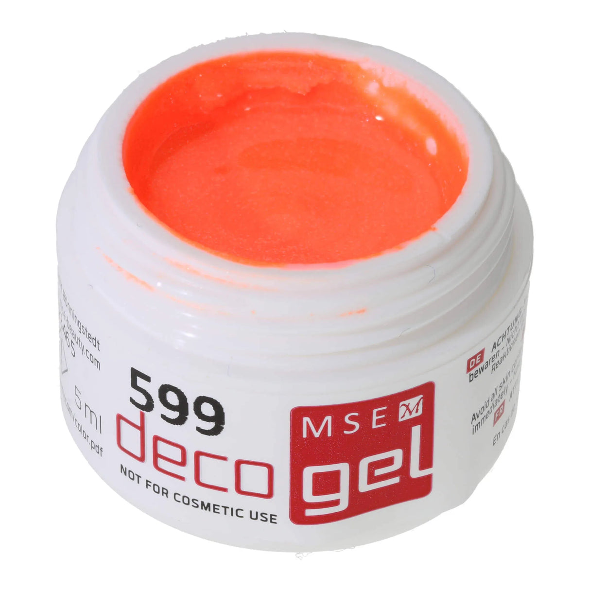 #599 Premium-DEKO Color Gel 5ml Neon NOT FOR COSMETIC USE