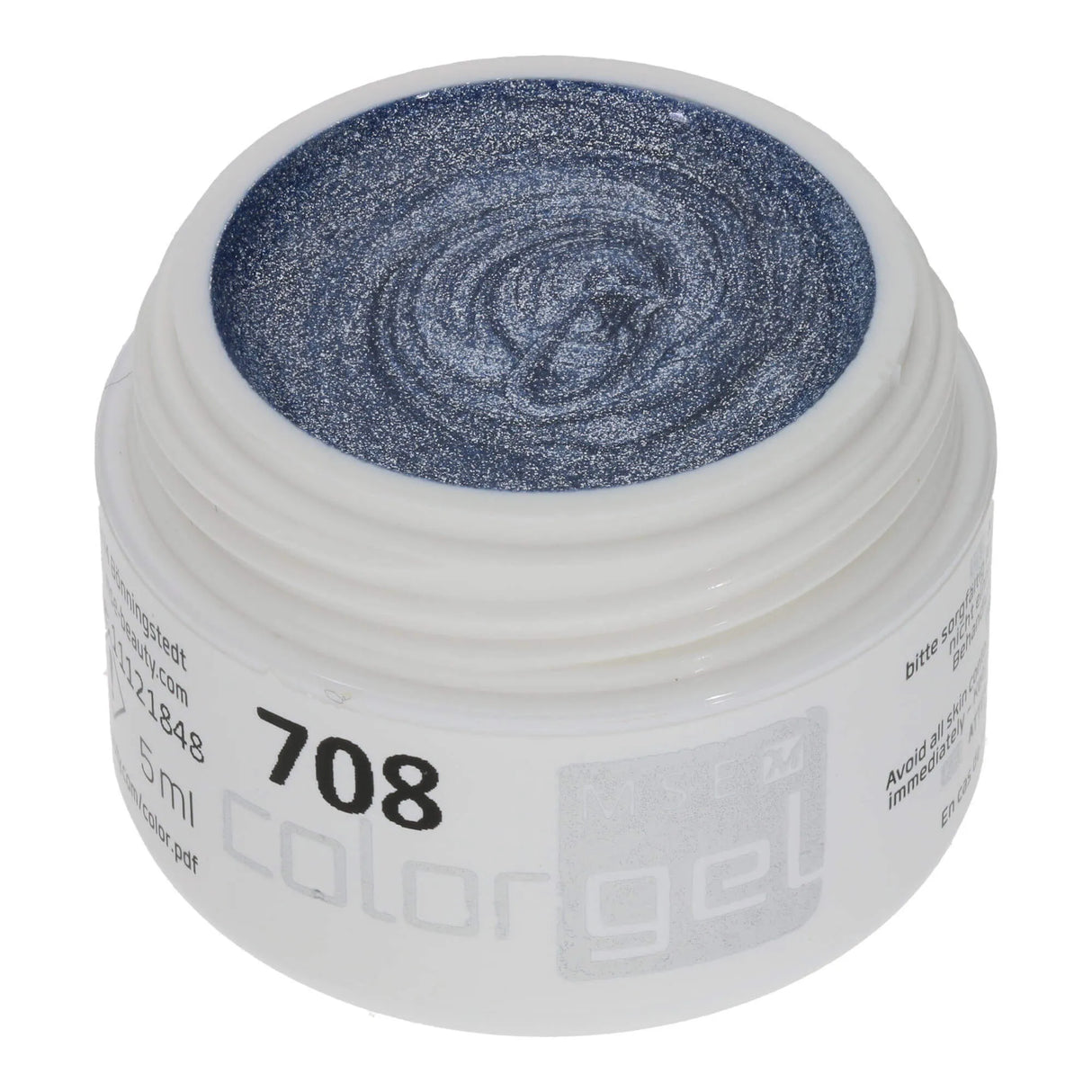 #708 < t5>remium-EFFEKT Color Gel 5ml Metallic