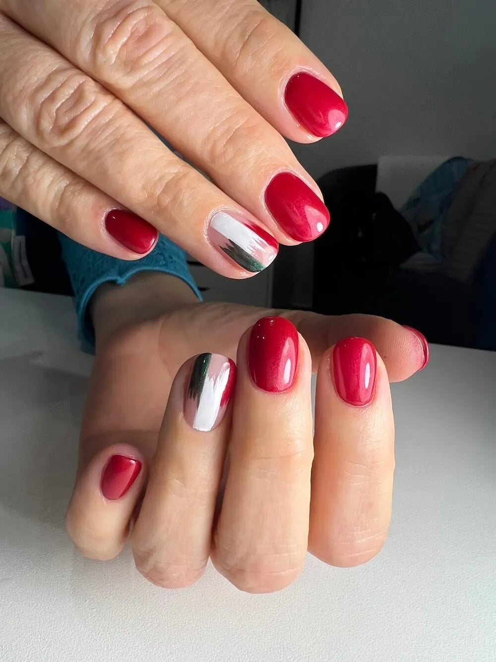 #133 < t5>remium-EFFEKT Color Gel 5ml Dunkelgrün miT grünem Perlglanz