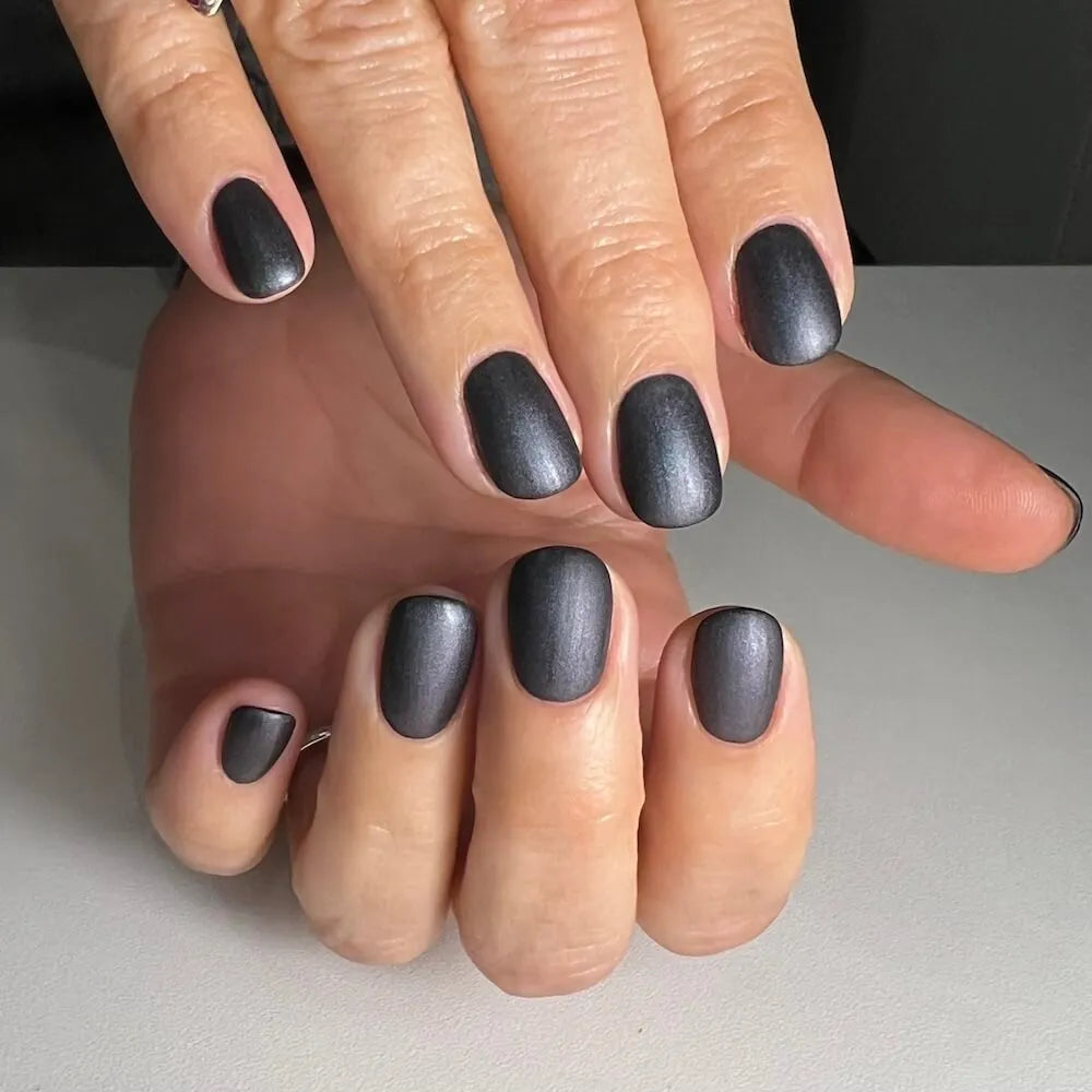 #083 << t44>5>remium-EFFEKT Color Gel 5ml Schwarz mit rosa/grün changierendem Perleffekt