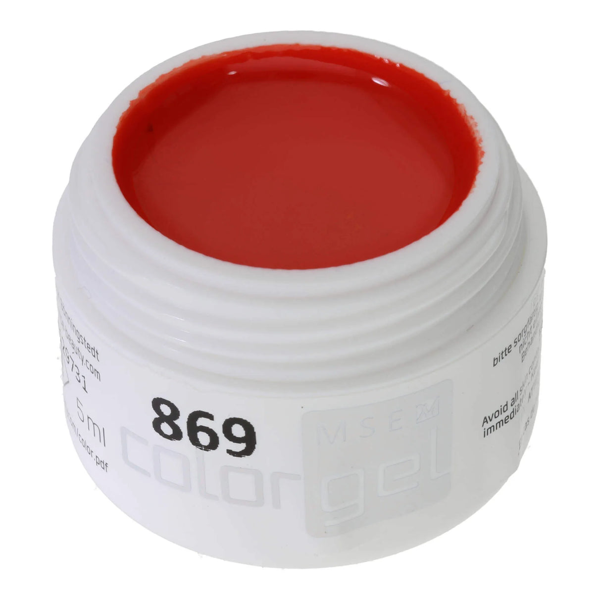 #869 < t5>remium-PURE Color Gel 5ml Rot