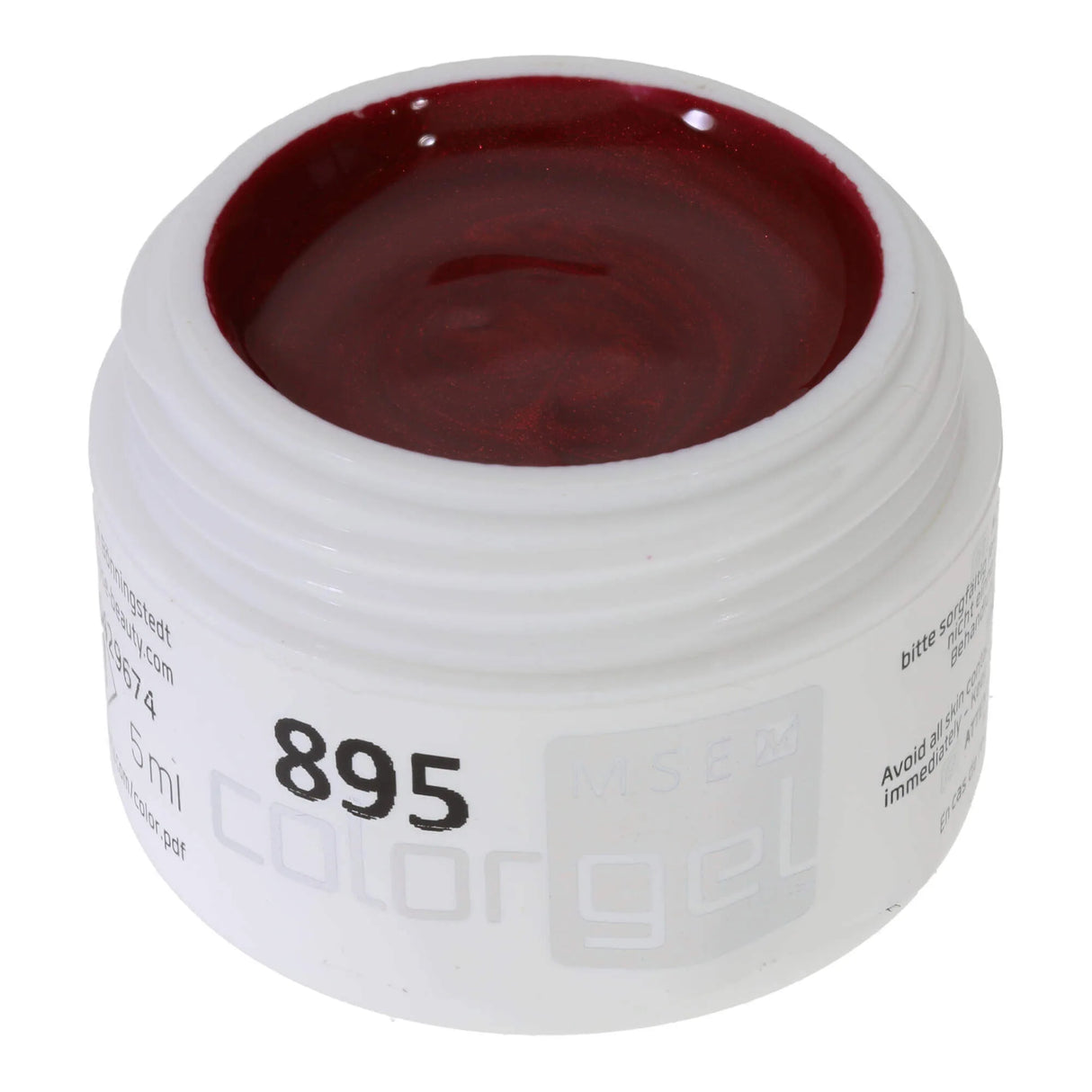 #895 < t5>remium-EFFEKT  Color  Gel 5ml  Rot
