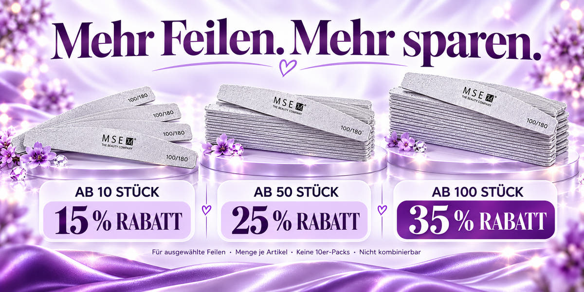 MSE Profi Feilen Staffelrabatt 15% 25% 35%