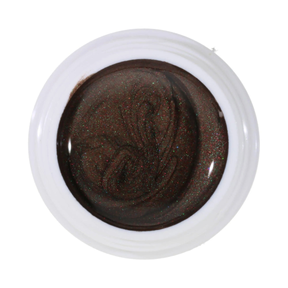 #021 Premium-EFFEKT Color Gel 5ml Klassisches Braun mit grün/rotem Perlglanz - MSE - The Beauty Company