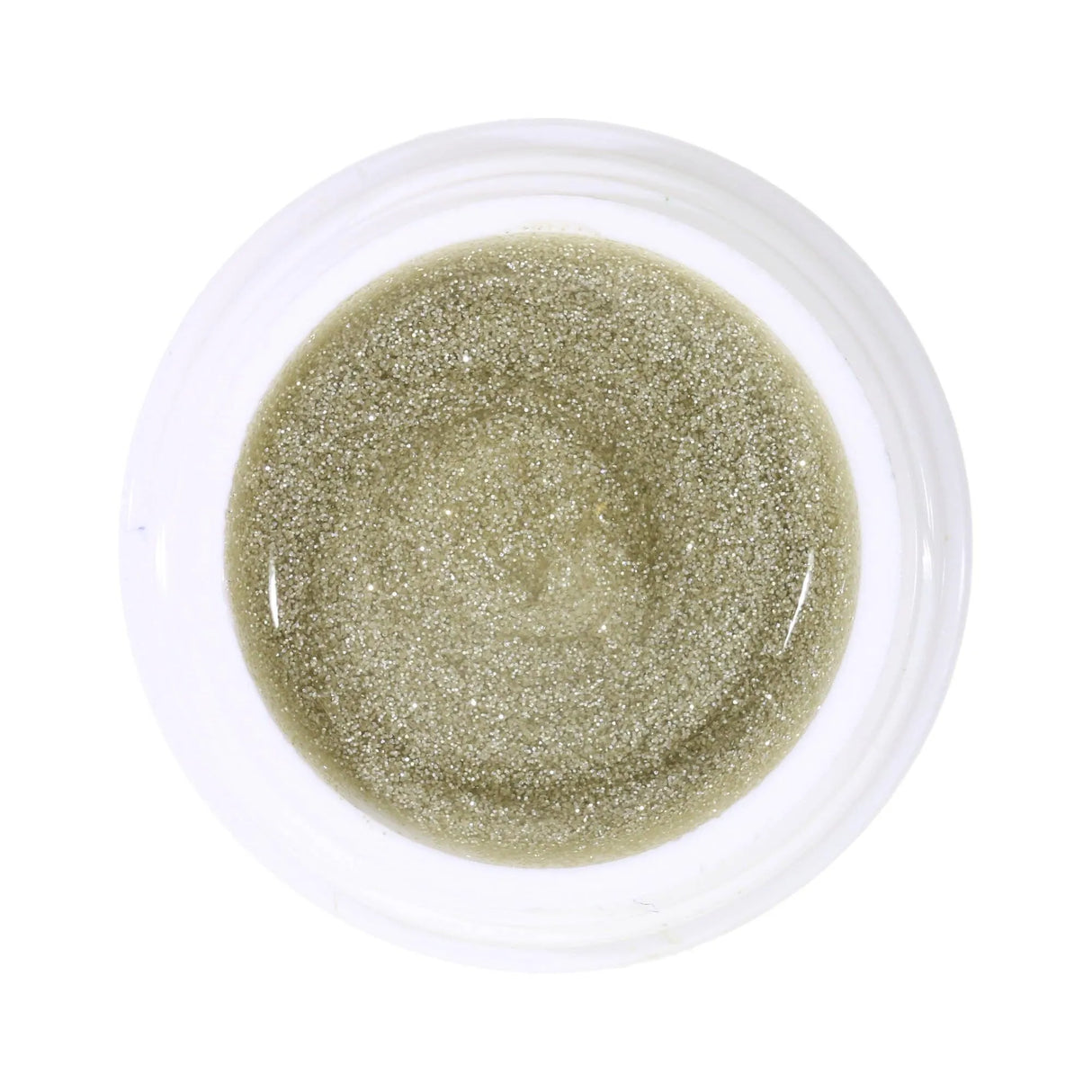 #048 Premium-GLITTER Color Gel 5ml Transparent mit kräftigem Silber-/Grau-Glitter - MSE - The Beauty Company