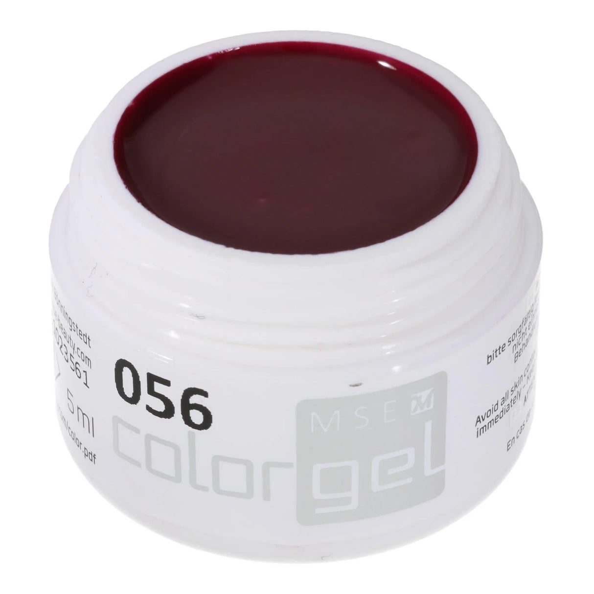 #056 Premium-PURE Color Gel 5ml Kombination aus dunklem Pink und Rotviolett - MSE - The Beauty Company