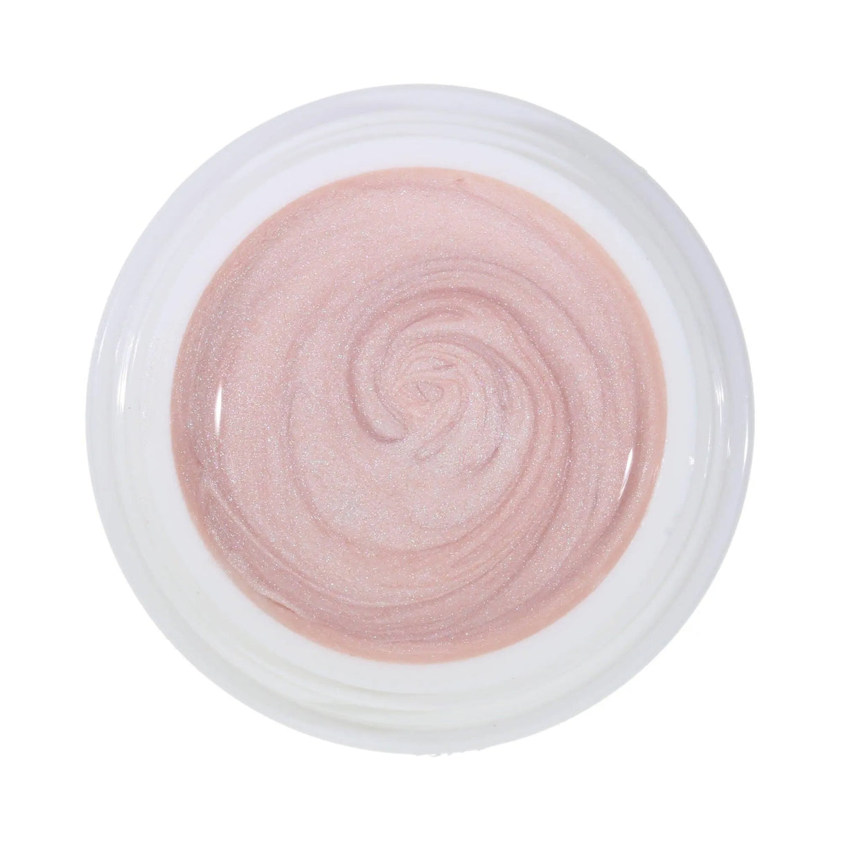 #064 Premium-EFFEKT Color Gel 5ml Weiss/Rosa mit ausgeprägtem Perlglanz (Eiskristalle) - MSE - The Beauty Company