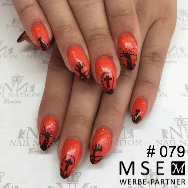 #079 Premium-EFFEKT Color Gel 5ml Signalrot mit rosa-pinkem Perlglanz - MSE - The Beauty Company