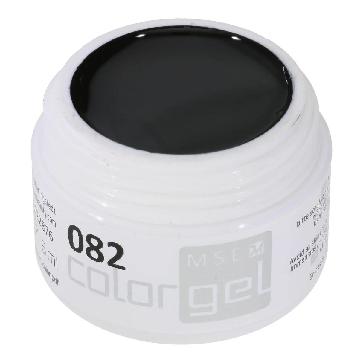 #082 Premium-PURE Color Gel 5ml Schwarz - MSE - The Beauty Company