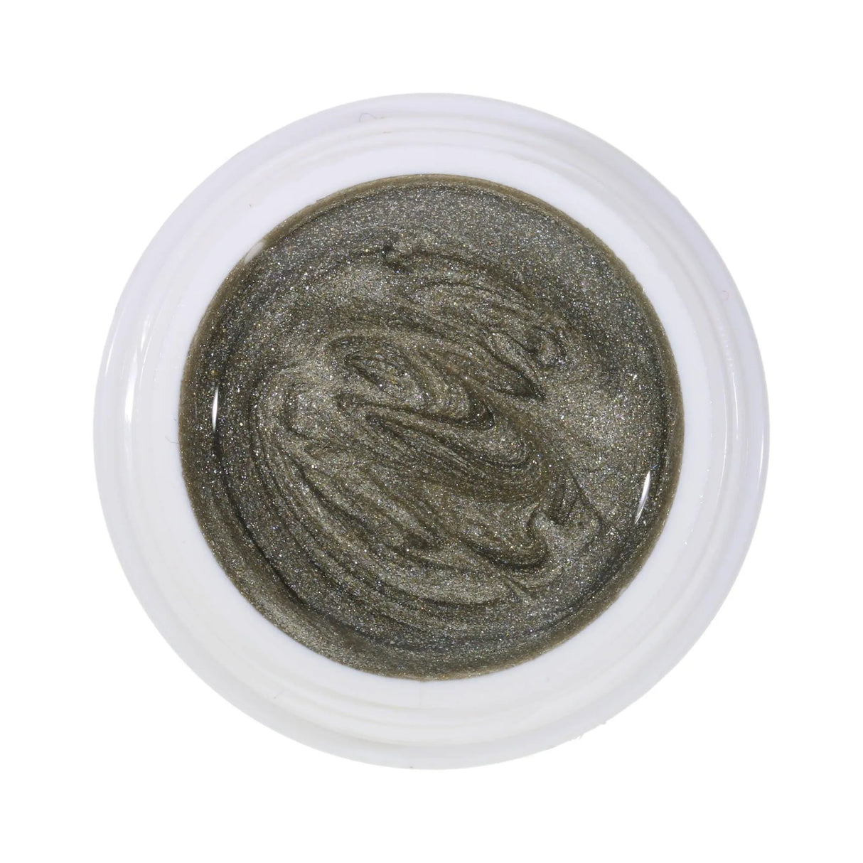 #086 Premium-EFFEKT Color Gel 5ml Metallic Silber mit goldfarbendem Unterton - MSE - The Beauty Company