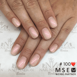 #100 Premium-EFFEKT Color Gel 5ml Rosa changierendes Perlweiss - MSE - The Beauty Company