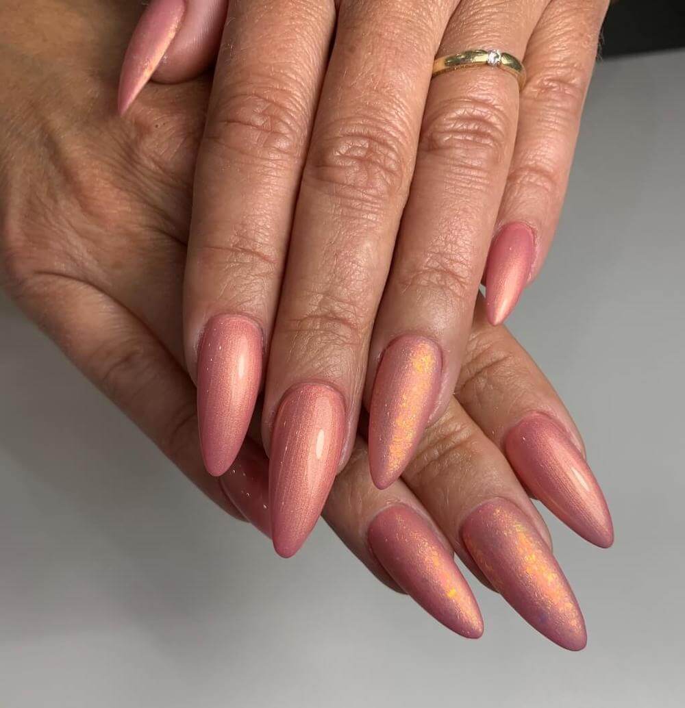 #103 Premium-EFFEKT Color Gel 5ml Helles Pink mit Perlglanzeffekt - MSE - The Beauty Company