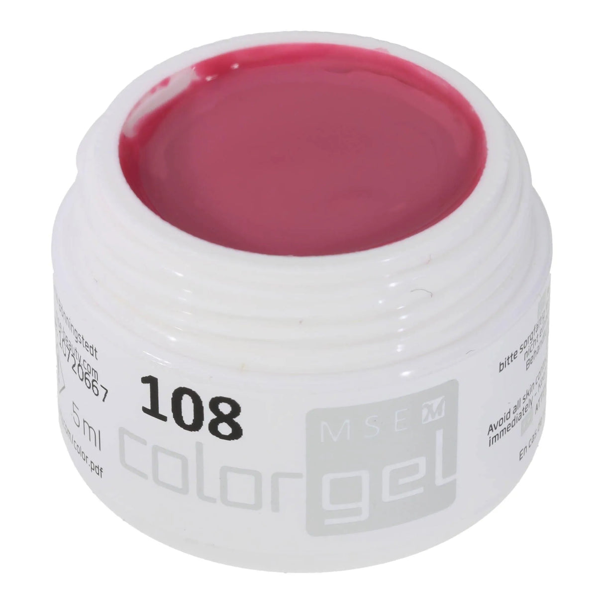 #108 Premium-PURE Color Gel 5ml Blasses Kirschblütenrosa - MSE - The Beauty Company
