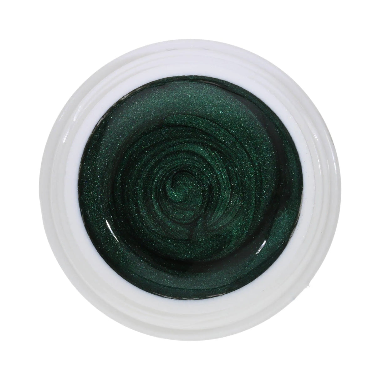 #133 Premium-EFFEKT Color Gel 5ml Dunkelgrün mit grünem Perlglanz - MSE - The Beauty Company