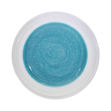 #158 Premium-EFFEKT Color Gel 5ml Blasses Blaugrün mit Silbereffekt - MSE - The Beauty Company