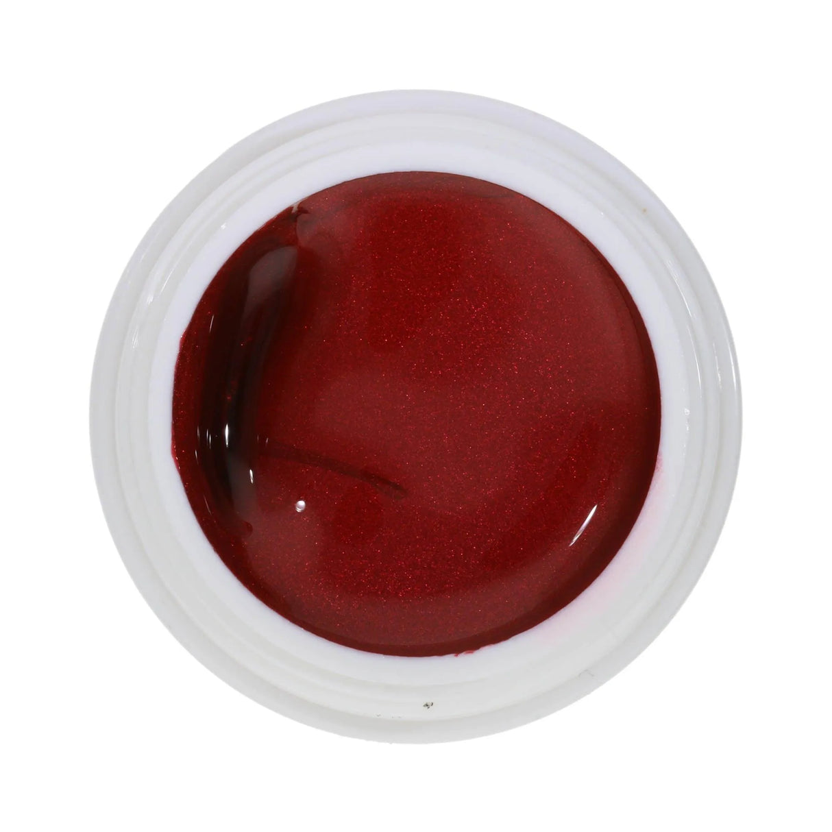 #190 Premium-EFFEKT Color Gel 5ml Dunkelrot mit dezentem rotem Perlglanz - MSE - The Beauty Company