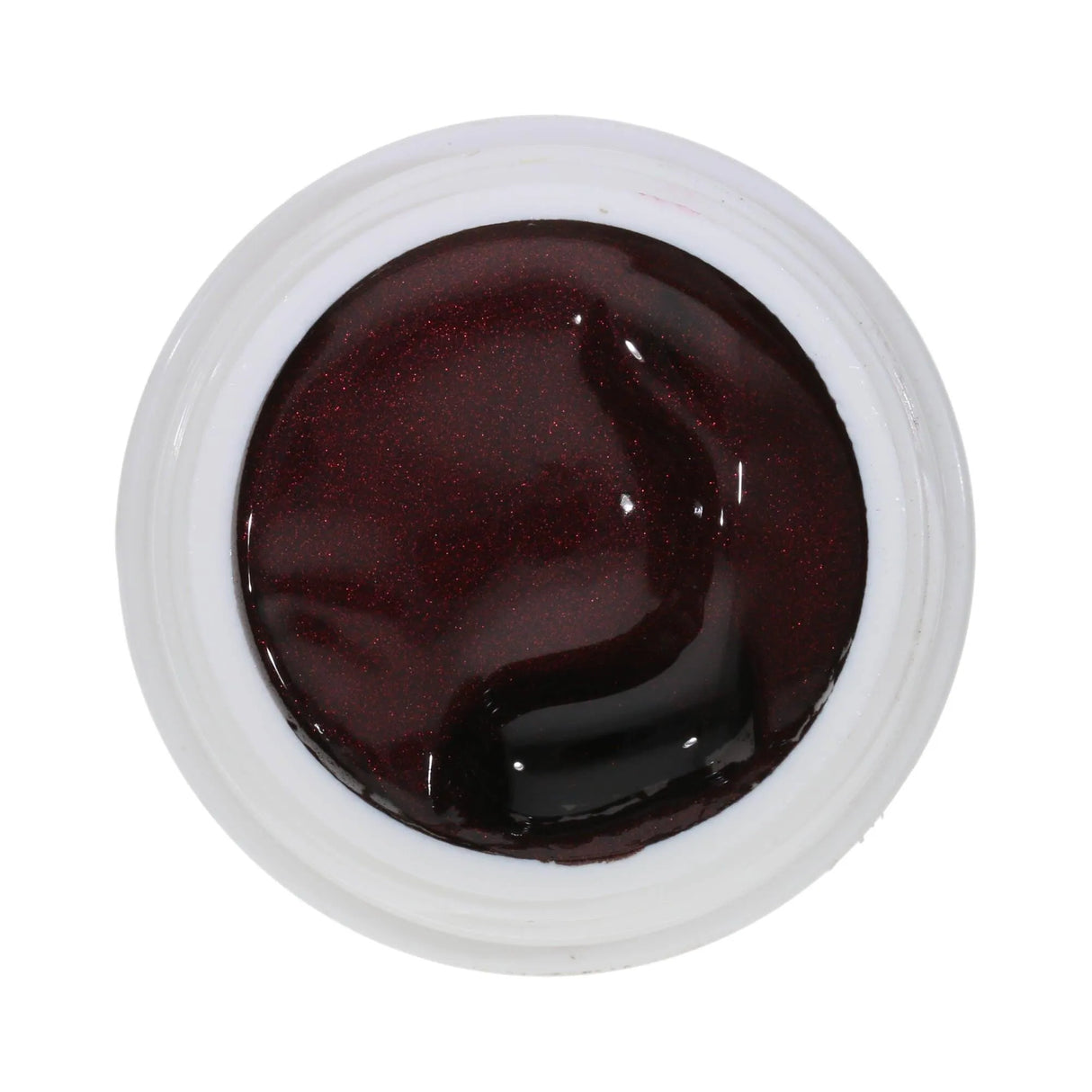 #191 Premium-EFFEKT Color Gel 5ml Schwarzrot mit dezentem rotem Perlglanz - MSE - The Beauty Company