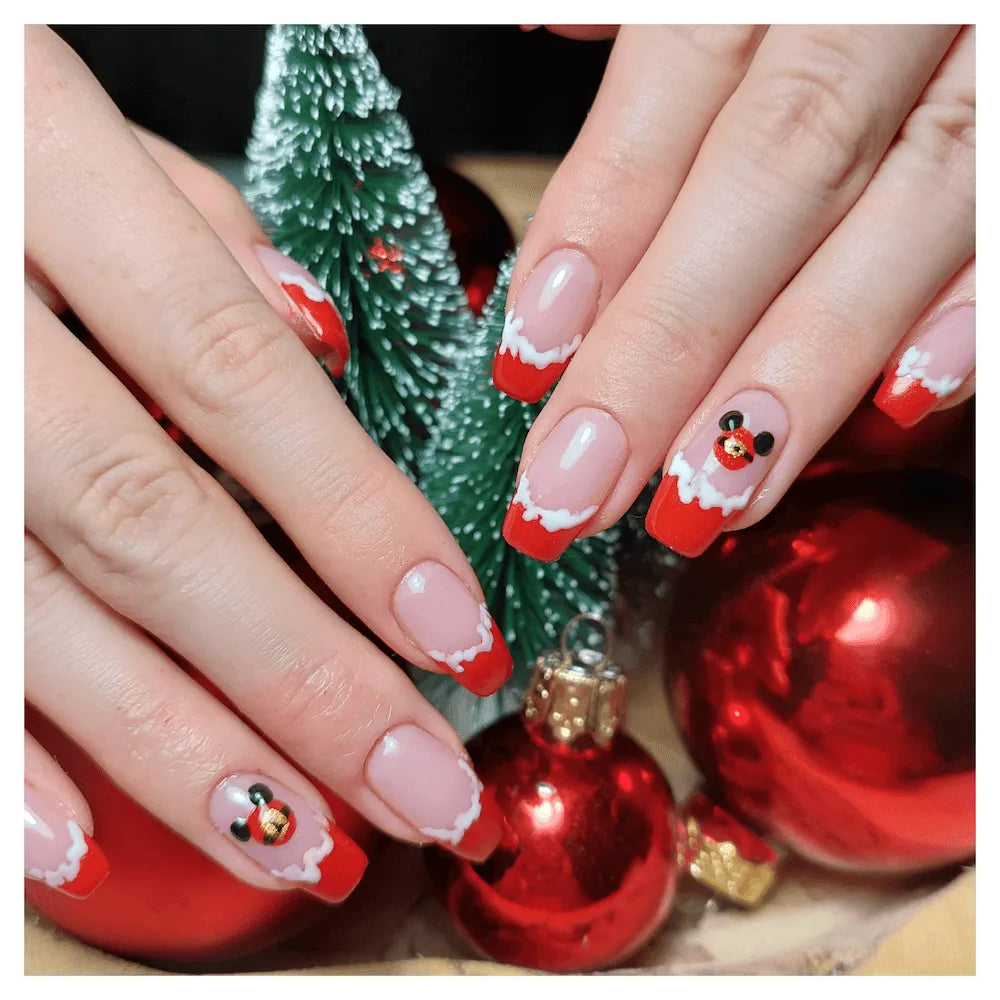 #193 Premium-EFFEKT Color Gel 5ml Kirschrot mit Goldschimmer - MSE - The Beauty Company