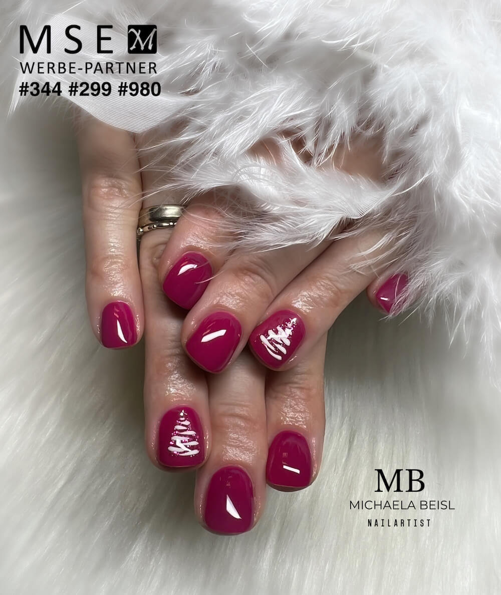 #299 Premium-GLITTER Color Gel 5ml Klassisches pinkes Glittergel dominiert von groben Glitterpartikeln - MSE - The Beauty Company