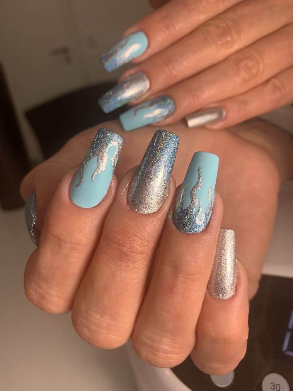 #397 Premium-EFFEKT Color Gel 5ml Silber-Metallic - MSE - The Beauty Company