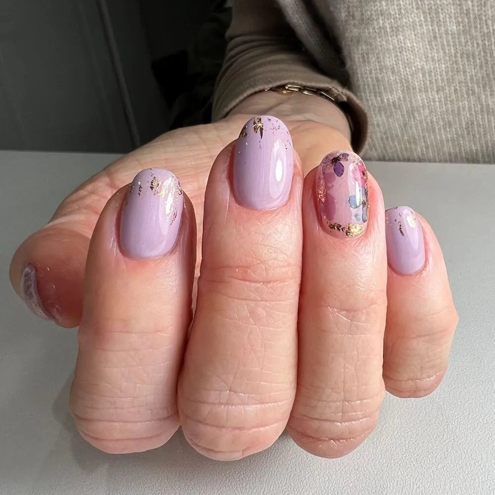 #431 Premium-EFFEKT Color Gel 5ml Zarter Violettton mit leichte, roas Schimmer - MSE - The Beauty Company