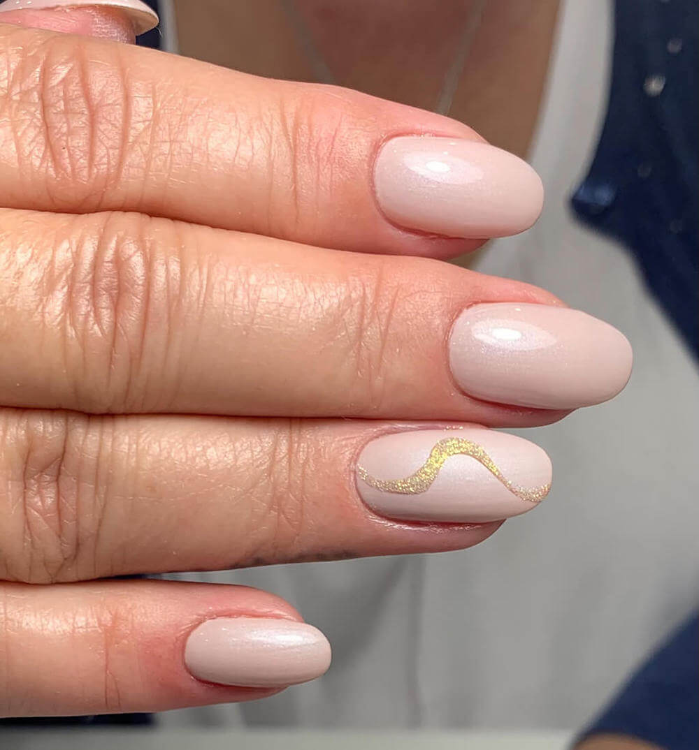 #449 Premium-EFFEKT Color Gel 5ml Beige mit blausilbernem Perlglanz - MSE - The Beauty Company