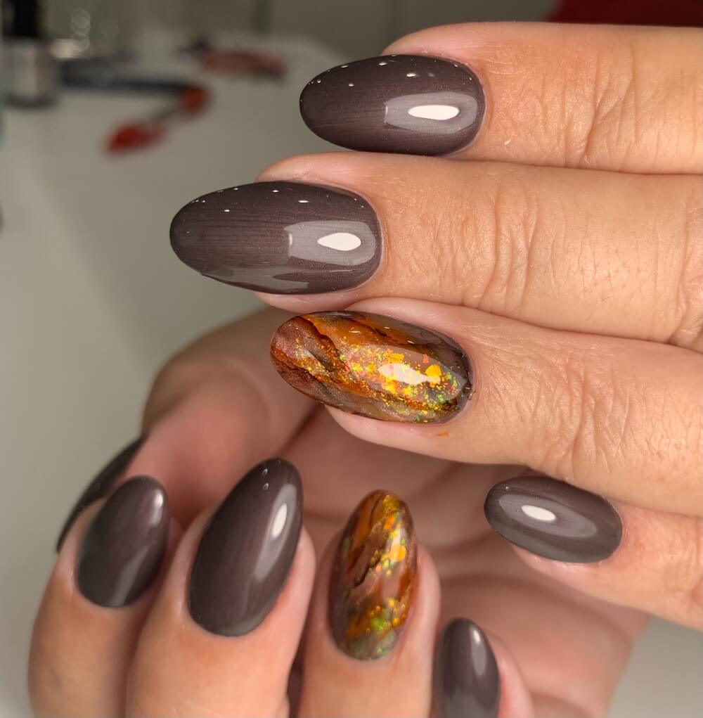 #467 Premium-EFFEKT Color Gel 5ml Schwarzrot mit dezentem Perlglanz - MSE - The Beauty Company