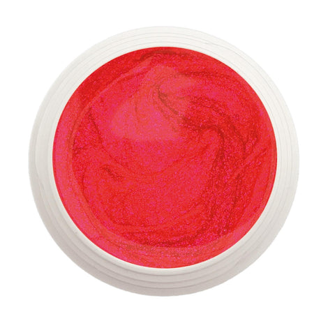#487 Premium-EFFEKT Color Gel 5ml Neon-Pink mit grossen Schimmerpartikeln - MSE - The Beauty Company