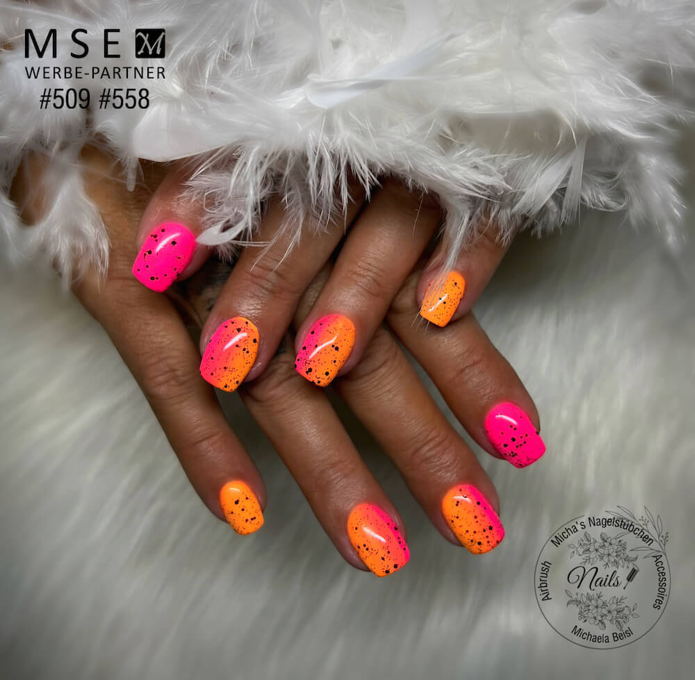 #509 Premium-PURE Color Gel 5ml Neon Orange-Gelb - MSE - The Beauty Company