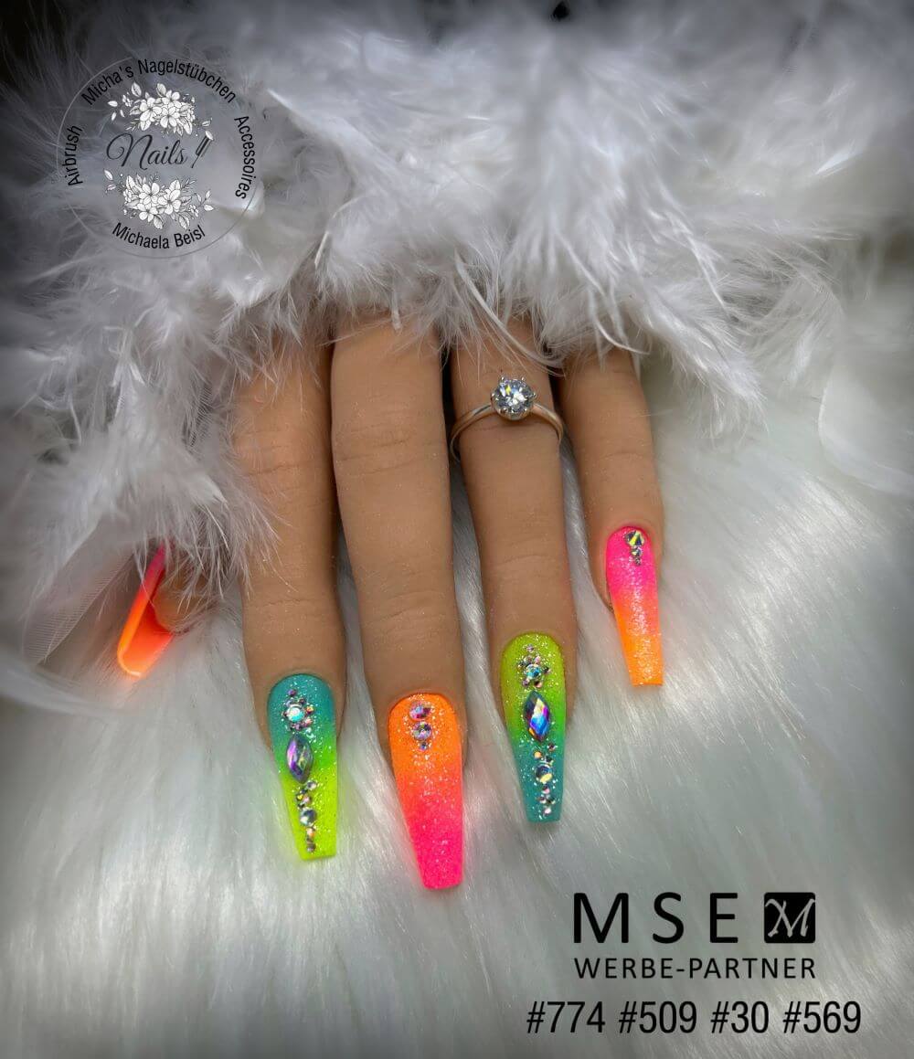 #509 Premium-PURE Color Gel 5ml Neon Orange-Gelb - MSE - The Beauty Company
