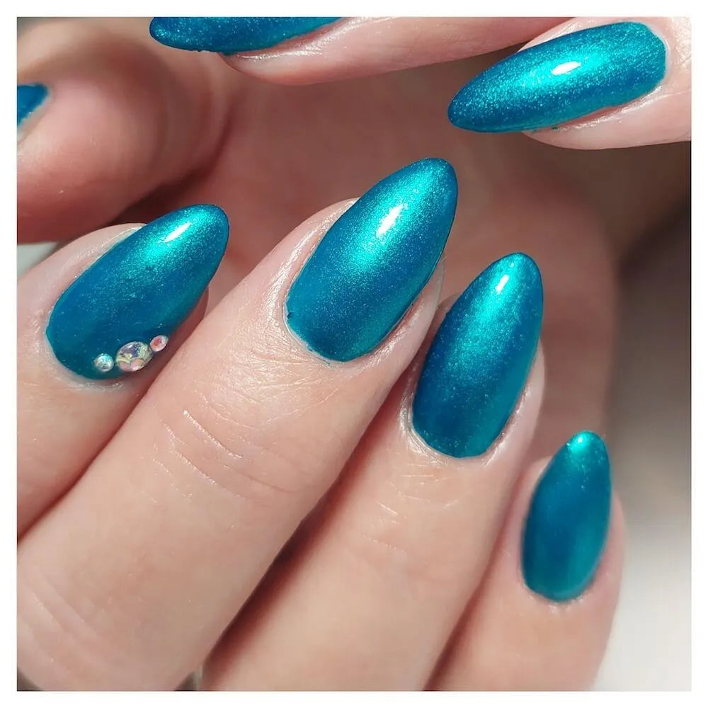 #654 Premium-EFFEKT Color Gel 5ml Blaugrün - MSE - The Beauty Company