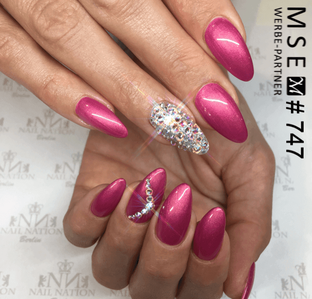 #747 Premium-EFFEKT Color Gel 5ml Pink - MSE - The Beauty Company